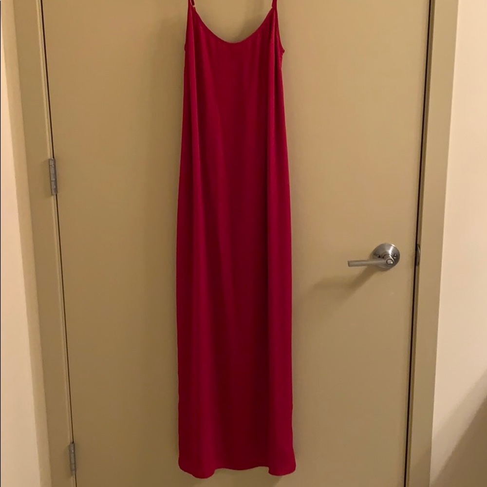 J Crew Spaghetti Strap Maxi Dress